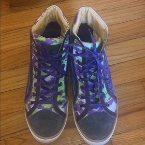 Robert Graham HIZZA Men’s Chukka High Top sneakers